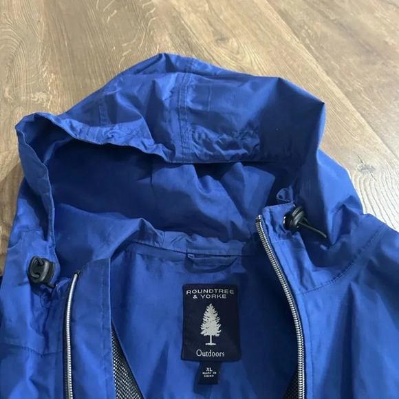 blue rain jacket - Picture 7 of 8